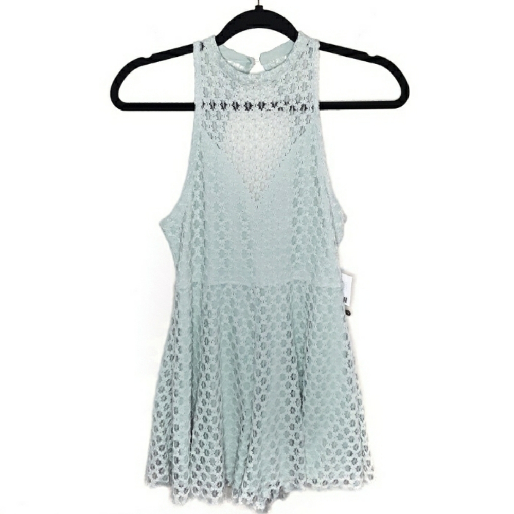 NWT Silence+Noise UO Lace Open Back Romper